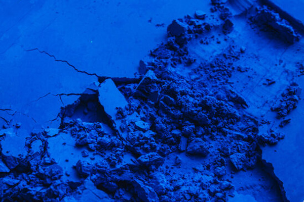 Blue pigment texture